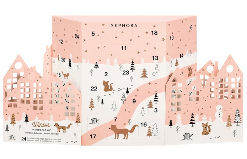 Winter  Wonderland Calendario dell'Avvento Sephora Collection make up regalo di Natale sotto i 50 euro Mirtilla Malcontenta Beauty Blog